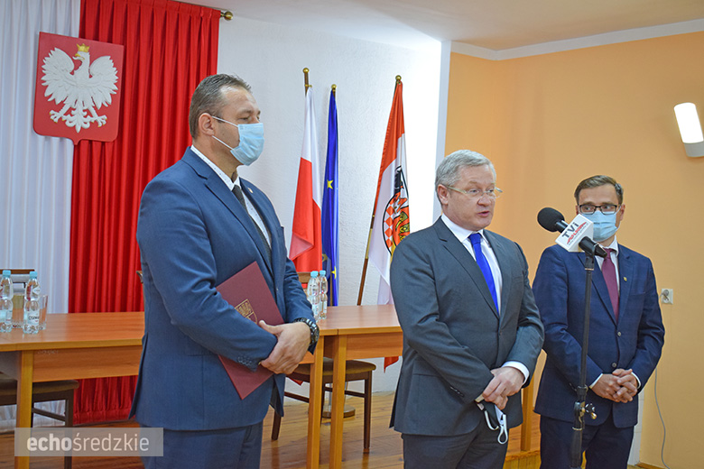 Konferencja prasowa w Udaninie