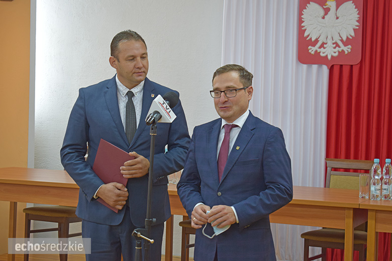 Konferencja prasowa w Udaninie