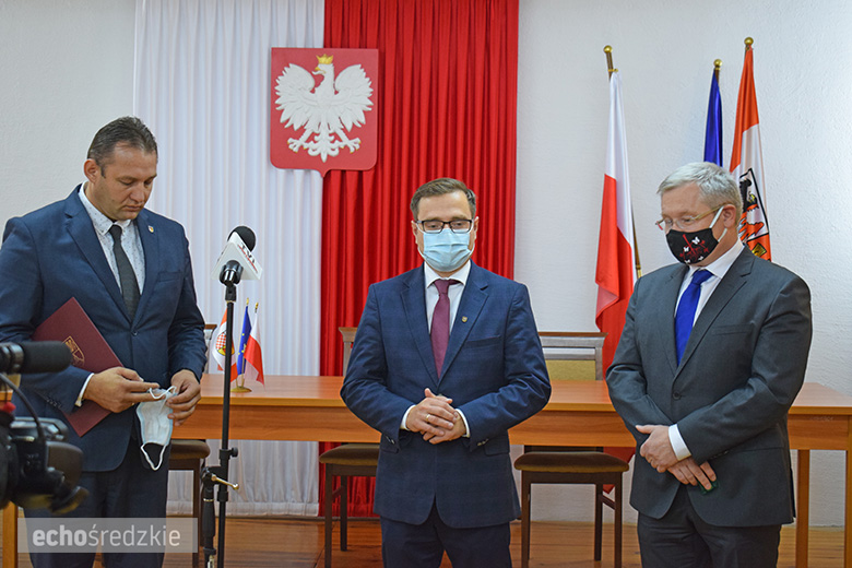 Konferencja prasowa w Udaninie