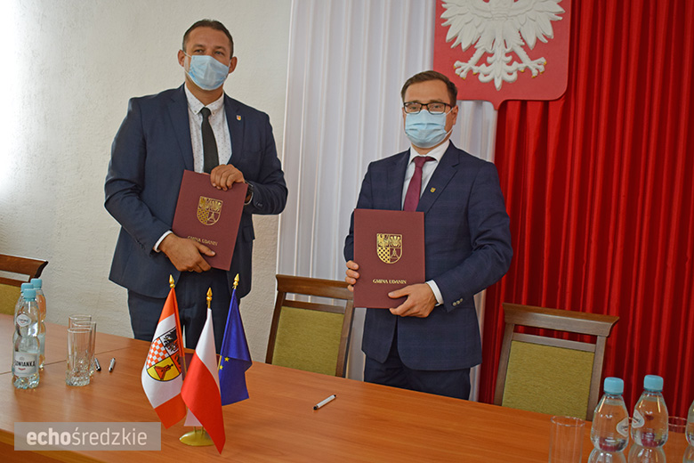 Konferencja prasowa w Udaninie