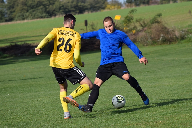 10. kolejka B-klasy Błękitni Chwalimierz - Błyskawica Lenartowice 
