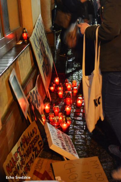 Średzianie wyrazili swój sprzeciw wobec orzeczenia TK