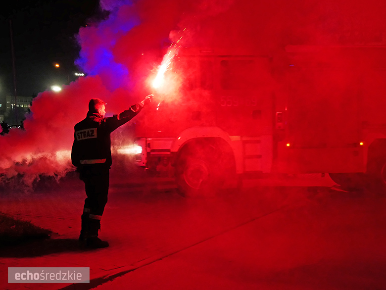 Powitanie nowego samochodu OSP Miękinia