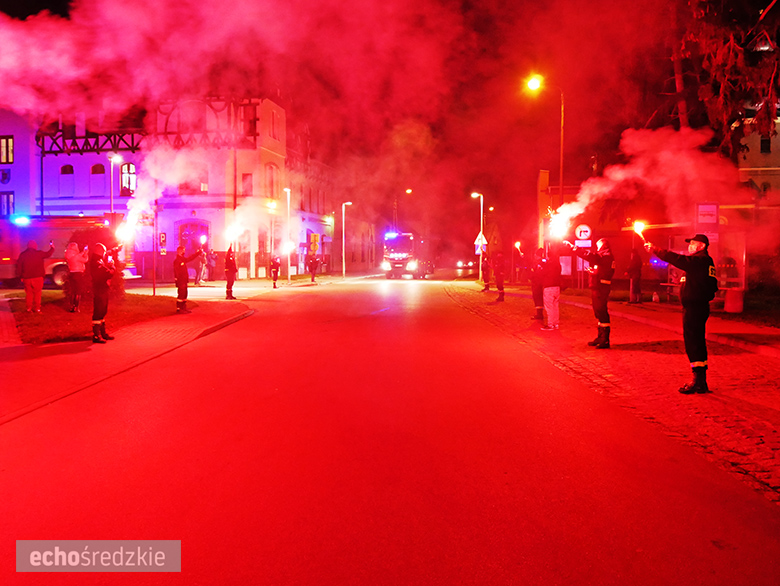 Powitanie nowego samochodu OSP Miękinia