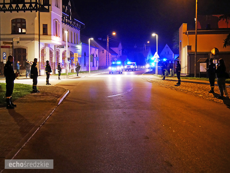 Powitanie nowego samochodu OSP Miękinia