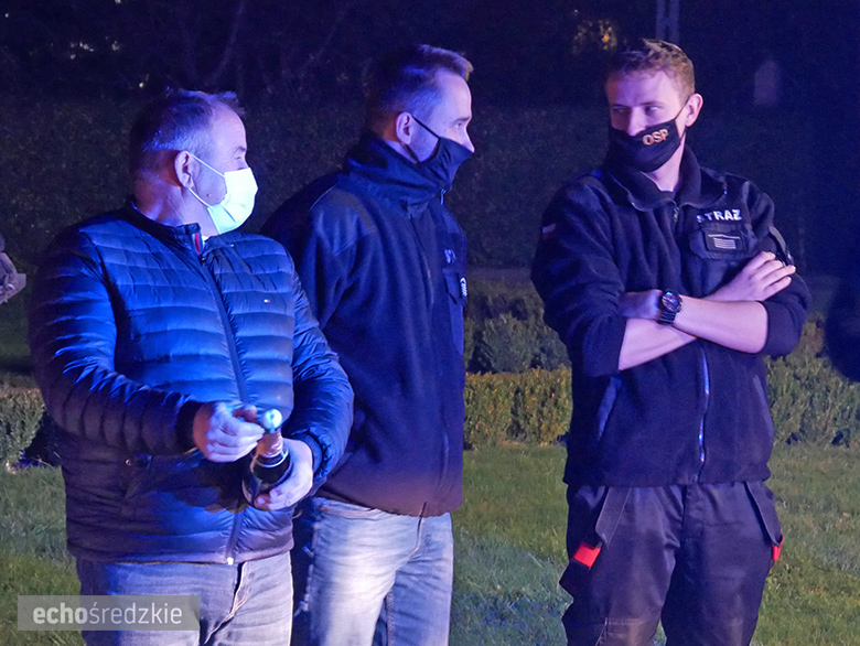 Powitanie nowego samochodu OSP Miękinia