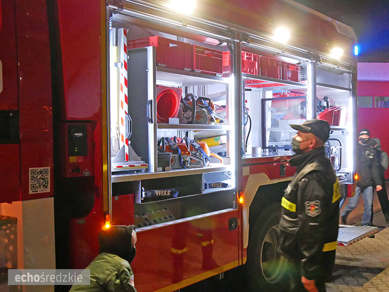 Powitanie nowego samochodu OSP Miękinia