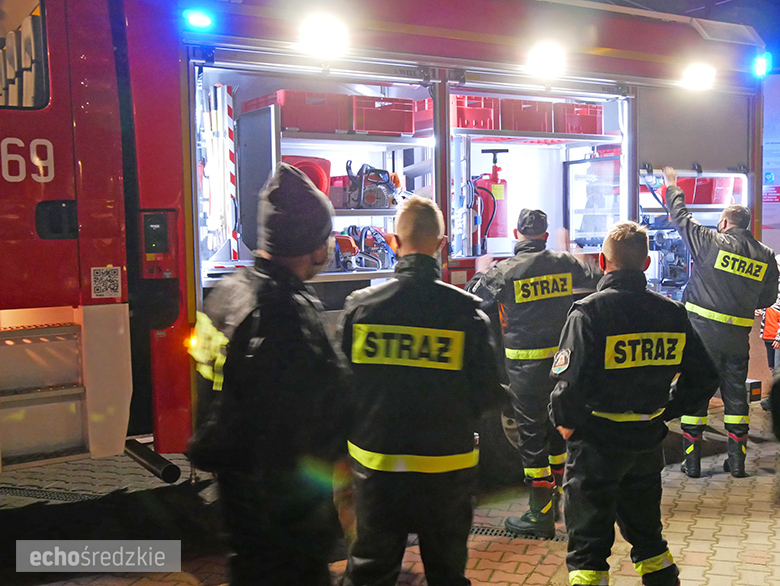 Powitanie nowego samochodu OSP Miękinia