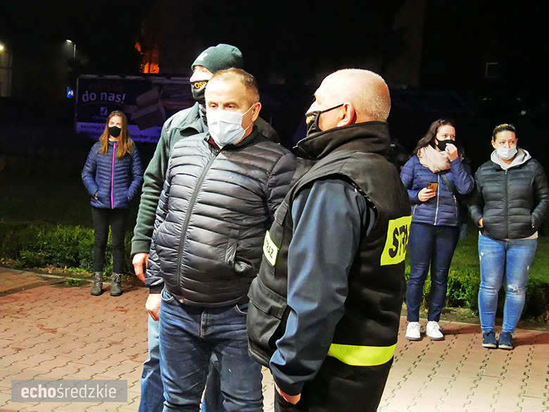 Powitanie nowego samochodu OSP Miękinia