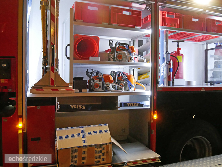 Powitanie nowego samochodu OSP Miękinia