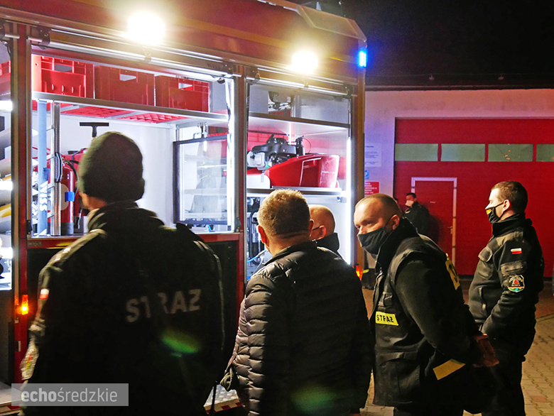 Powitanie nowego samochodu OSP Miękinia