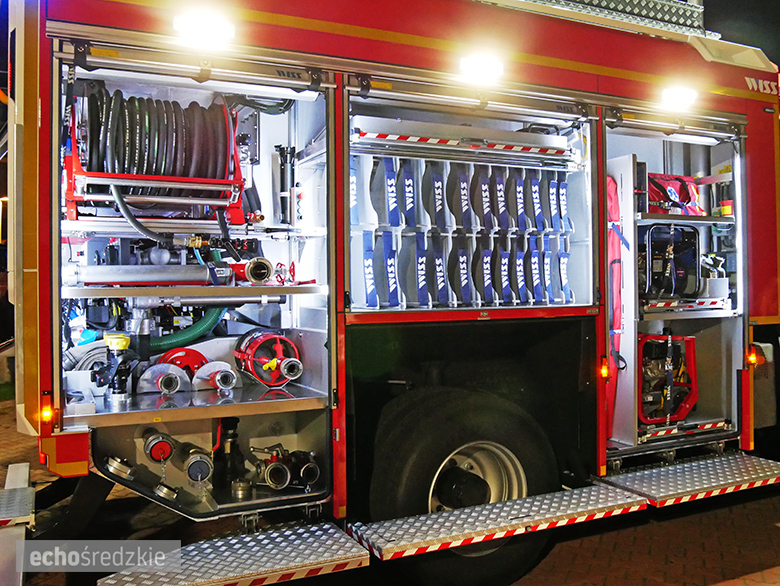 Powitanie nowego samochodu OSP Miękinia