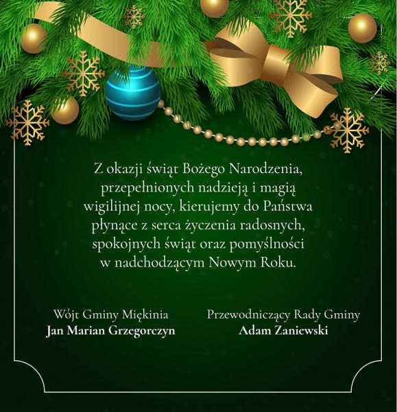 Życzenia świąteczne