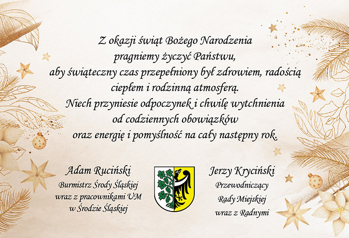 Życzenia świąteczne