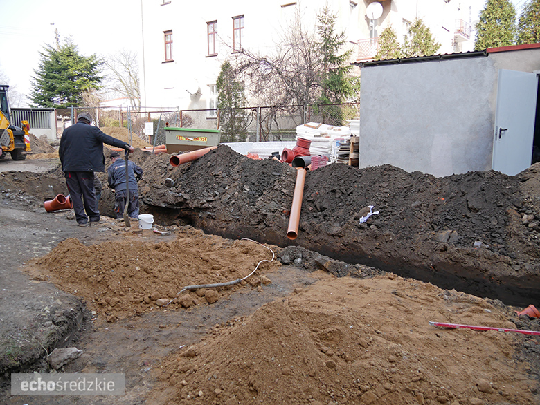 Remont budynku szpitala trwa