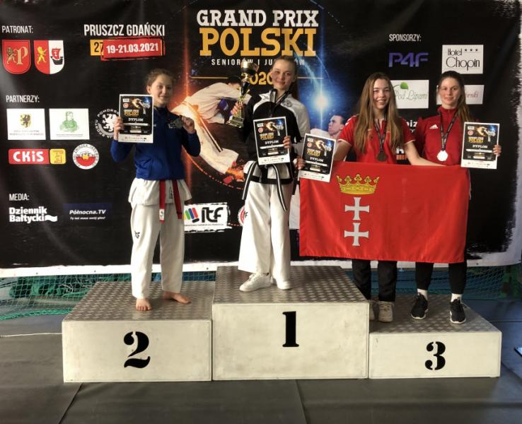 Miękińscy zawodnicy na zawodach w Pruszczu Gdańskim