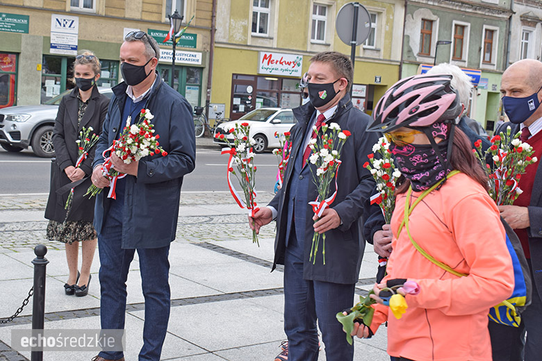 Symboliczne obchody Dnia Zwycięstwa w Środzie Śląskiej