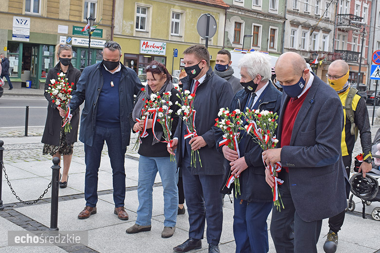 Symboliczne obchody Dnia Zwycięstwa w Środzie Śląskiej