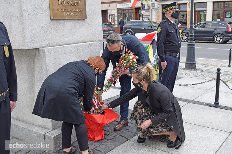 Symboliczne obchody Dnia Zwycięstwa w Środzie Śląskiej