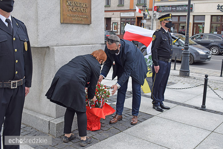 Symboliczne obchody Dnia Zwycięstwa w Środzie Śląskiej