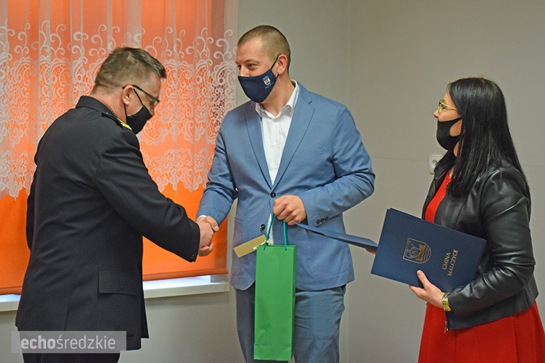 Podziękowania dla strażaków w gminie Malczyce