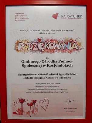 Pracownicy socjalni i policjanci wsparli Przylądek Nadziei we Wrocławiu