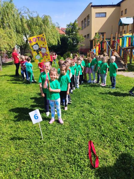 Dzień Dziecka na sportowo w przedszkolu w Malczycach