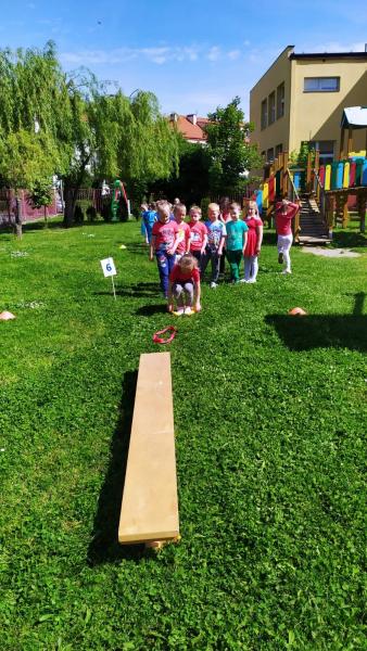 Dzień Dziecka na sportowo w przedszkolu w Malczycach