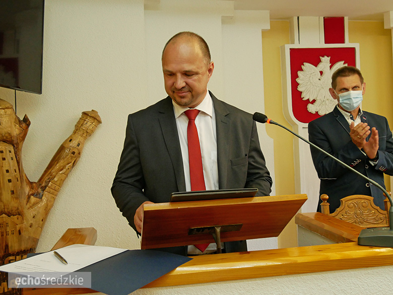 Zaprzysiężenie Andrzeja Niemca na Wójta Gminy Malczyce