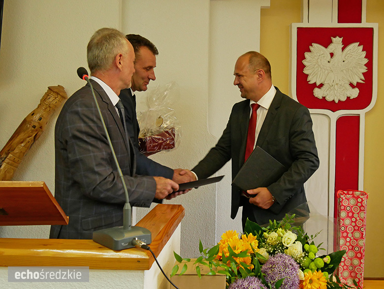 Zaprzysiężenie Andrzeja Niemca na Wójta Gminy Malczyce