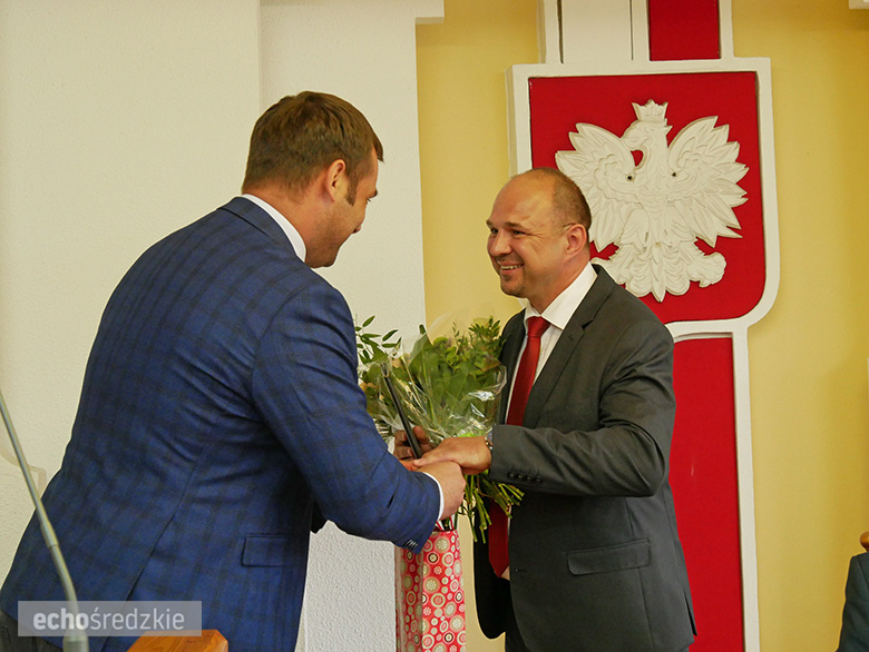 Zaprzysiężenie Andrzeja Niemca na Wójta Gminy Malczyce