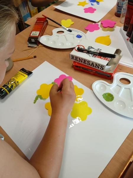 Warsztaty plastyczne z Joanną Gąsiorowską w Osieku i Kostomłotach