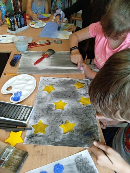 Warsztaty plastyczne z Joanną Gąsiorowską w Osieku i Kostomłotach