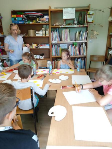 Warsztaty plastyczne z Joanną Gąsiorowską w Osieku i Kostomłotach