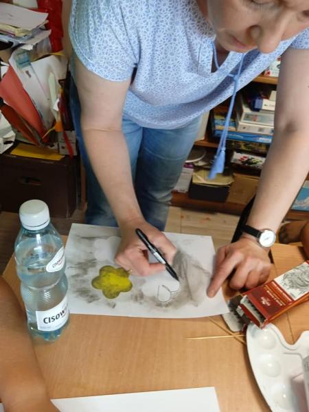 Warsztaty plastyczne z Joanną Gąsiorowską w Osieku i Kostomłotach