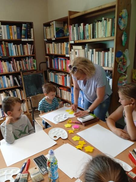 Warsztaty plastyczne z Joanną Gąsiorowską w Osieku i Kostomłotach