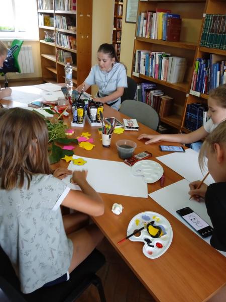 Warsztaty plastyczne z Joanną Gąsiorowską w Osieku i Kostomłotach