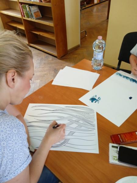 Warsztaty plastyczne z Joanną Gąsiorowską w Osieku i Kostomłotach