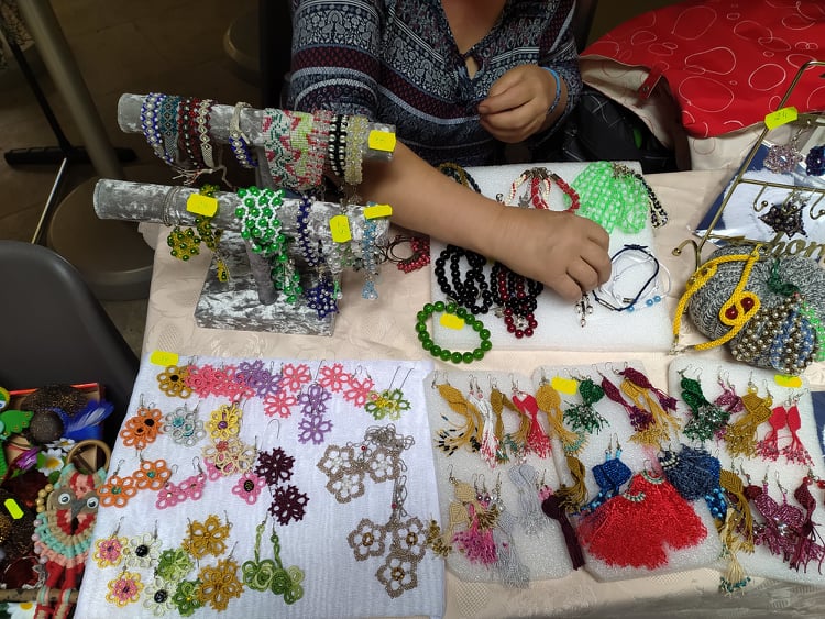 Pchli Targ na dziedzińcu średzkiego muzeum