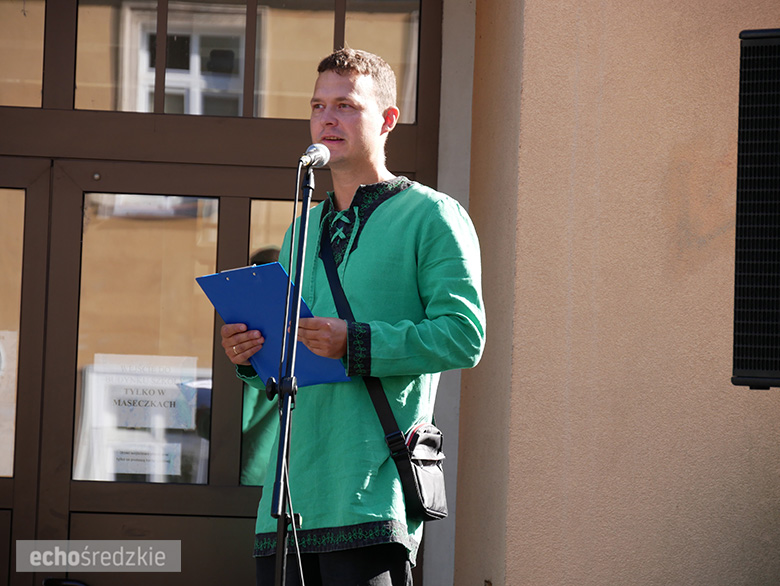 Odsłonięcie muralu w Środzie Śląskiej