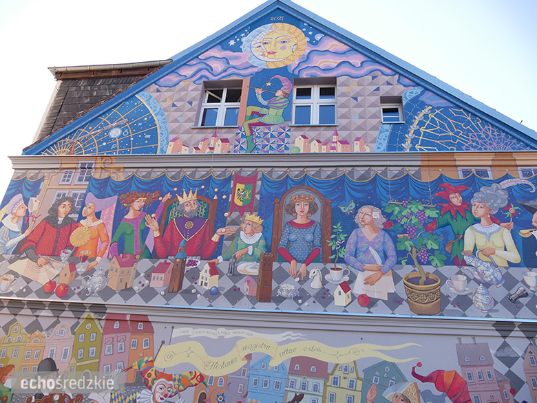 Odsłonięcie muralu w Środzie Śląskiej