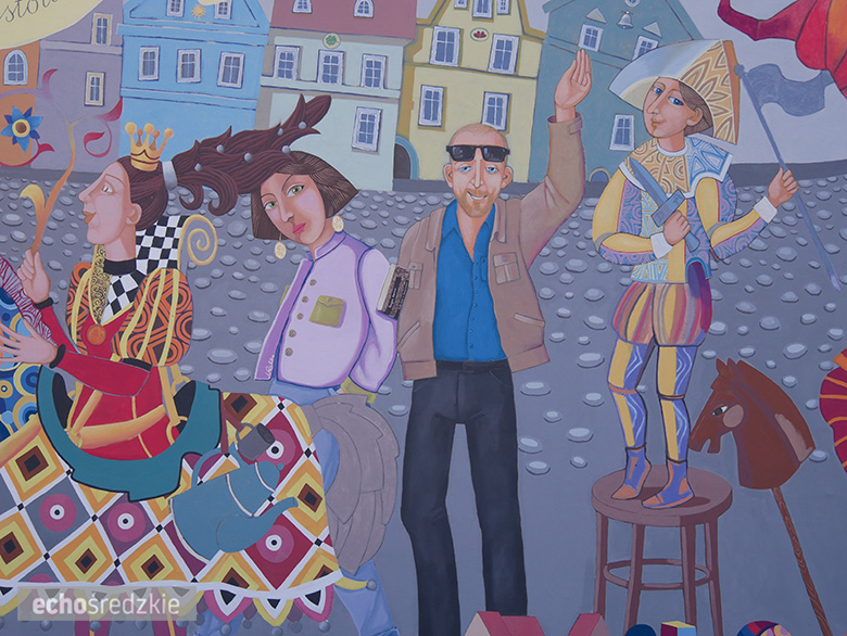 Odsłonięcie muralu w Środzie Śląskiej