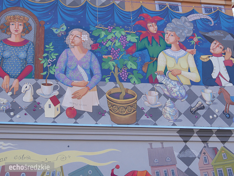 Odsłonięcie muralu w Środzie Śląskiej