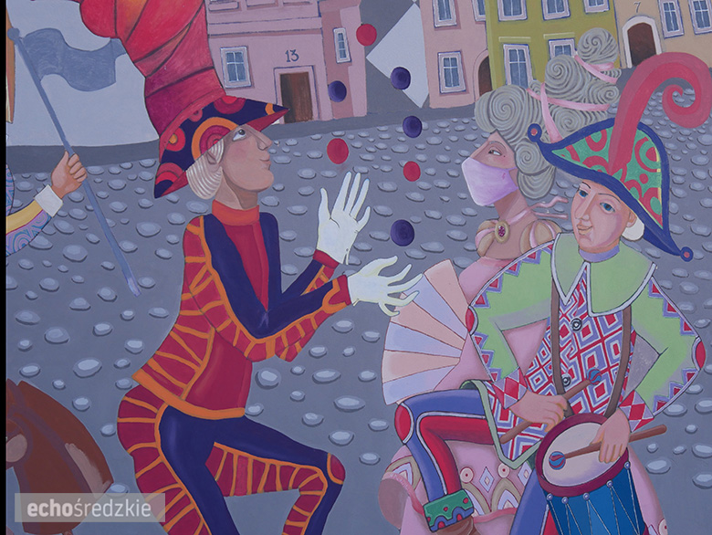 Odsłonięcie muralu w Środzie Śląskiej