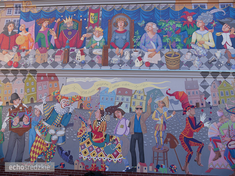 Odsłonięcie muralu w Środzie Śląskiej