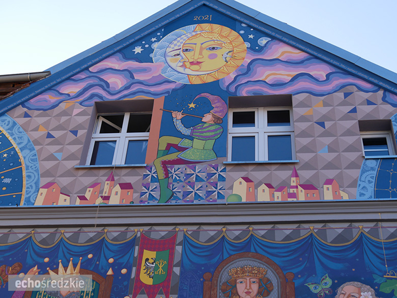 Odsłonięcie muralu w Środzie Śląskiej