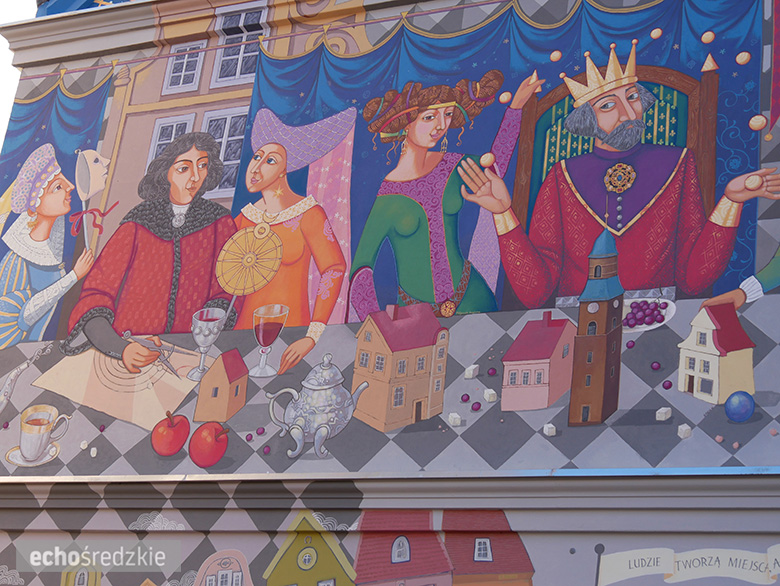 Odsłonięcie muralu w Środzie Śląskiej