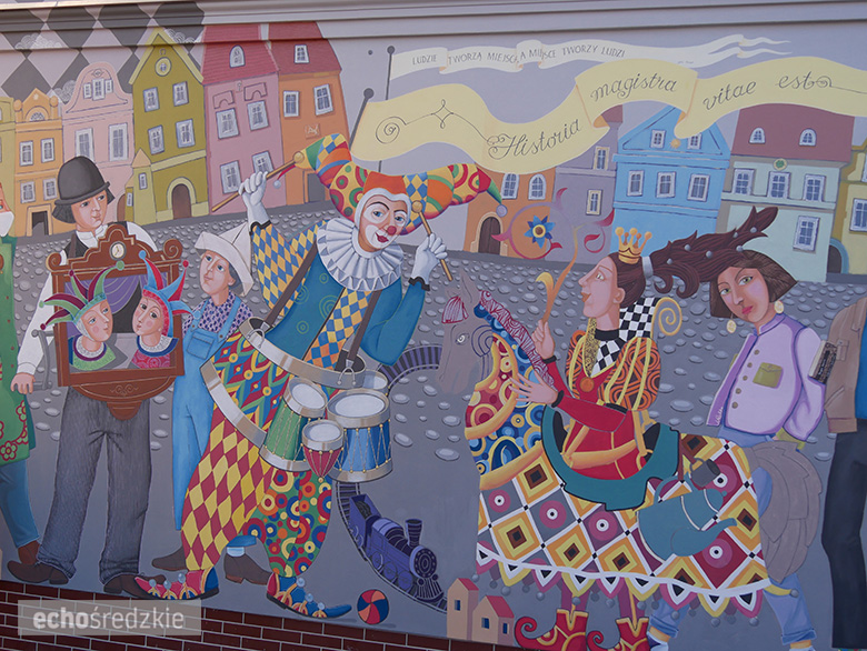 Odsłonięcie muralu w Środzie Śląskiej