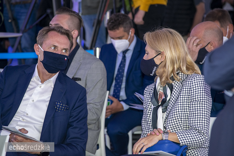 Wbudowanie kamienia węgielnego pod budowę zakładu Frito Lay w miejscowości Święte