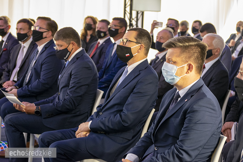 Wbudowanie kamienia węgielnego pod budowę zakładu Frito Lay w miejscowości Święte